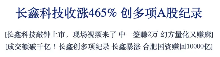 上市当天的新闻标题